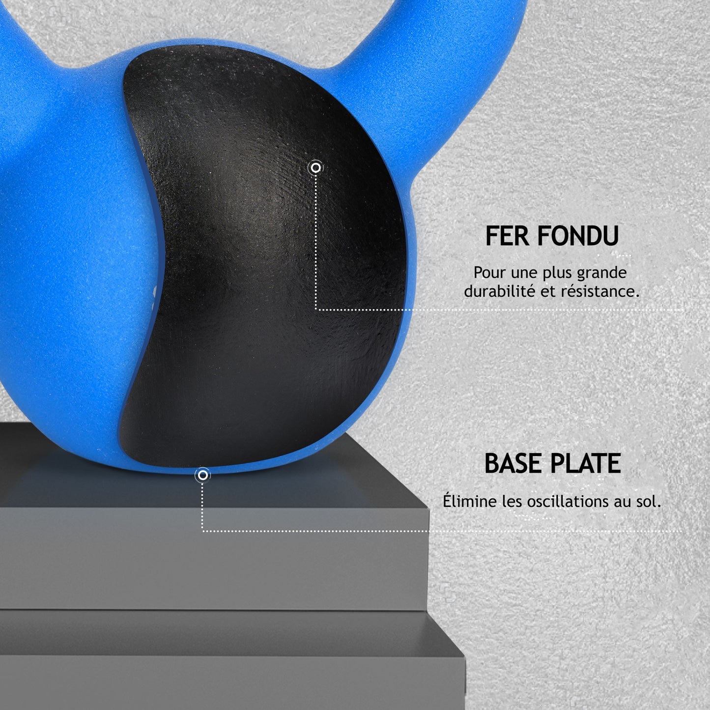 Kettlebell 8Kg - HOMCOM™