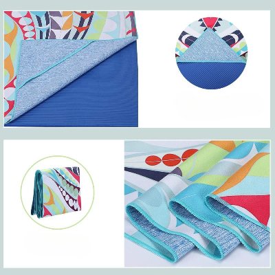 Serviette Yoga - YogaPrintMat™ - Multicouleurs - Fitness Cavern