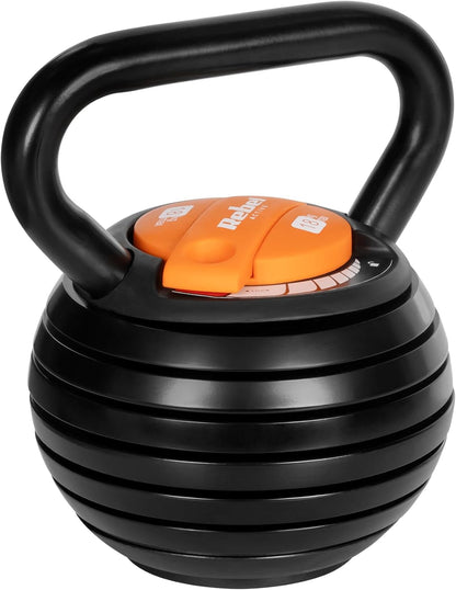 Kettlebell en fonte réglable - 3,5 kg à 18 kg
