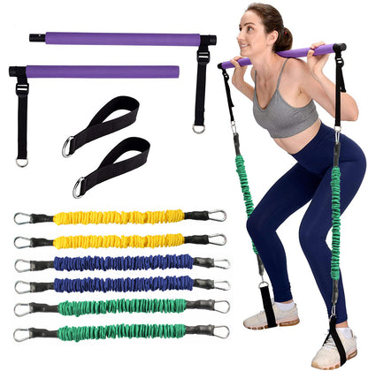 Kit-barre-Pilates-portable-avec-bandes