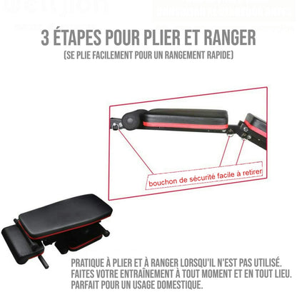 banc de musculation description