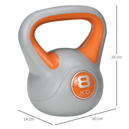 Kettlebell 8kg - Revêtu en Polyuréthane (PU)