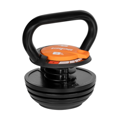 Kettlebell en fonte réglable - 2,3 kg à 9 kg
