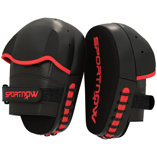 Pao boxe SPORTNOW en situation d'entraînement, porté à la main par un coach