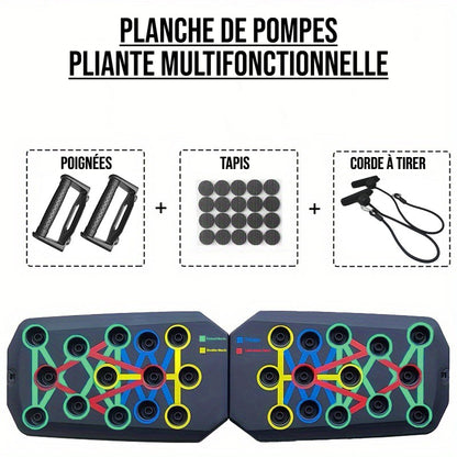 planche-de-pompes-pliable-multifonctionnelle-corde-a-tirer