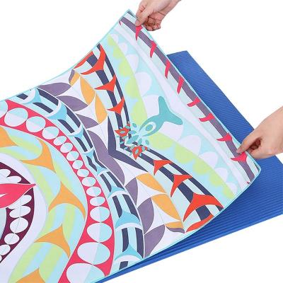 Serviette Yoga - YogaPrintMat™ - Multicouleurs - Fitness Cavern