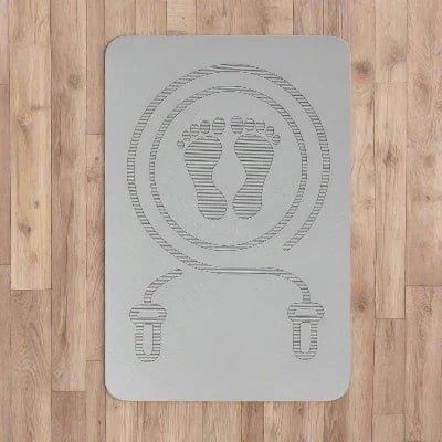 Tapis Anti - Bruit - JumpRope™ - Gris - Fitness Cavern